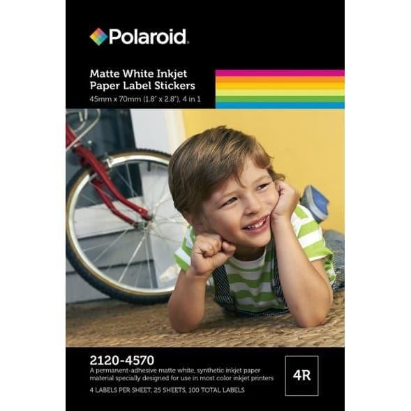 

POLAROID 4R INKJET STIKER FOTO 45mm x 70mm (4 in 1) ISI 400PCS