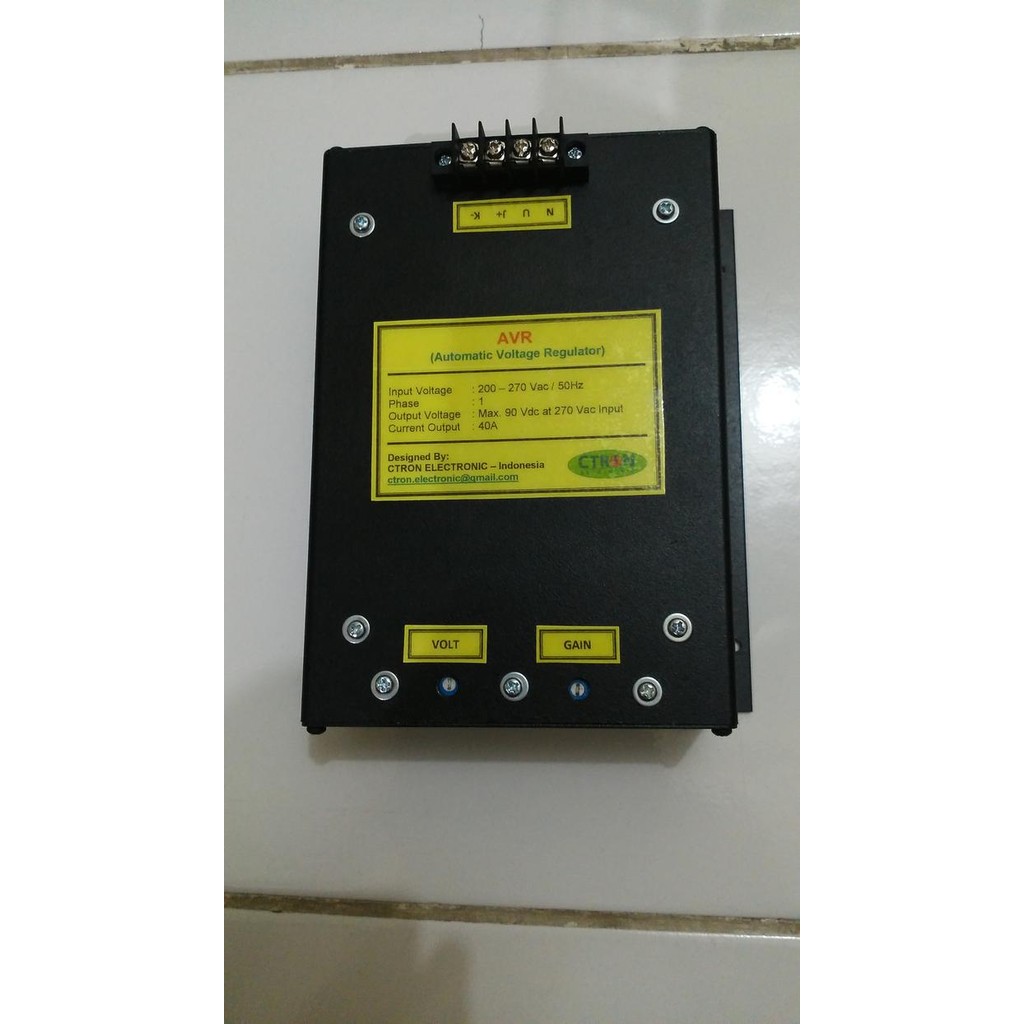 Ready AVR Generator 1 Phase atau AVR Genset 1 Phase With Box Aluminium