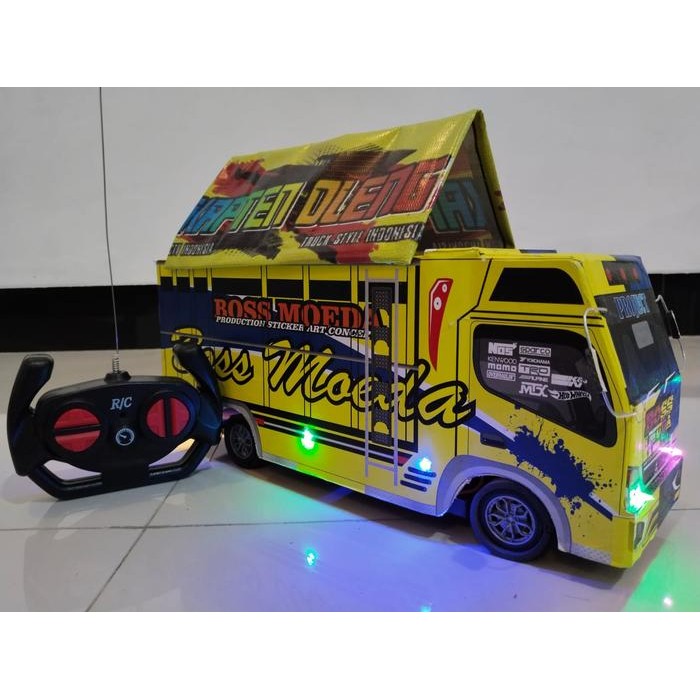 Pilihan- Miniatur Truk Truck Oleng Canter Kayu Rc Boss Muda Remote Control