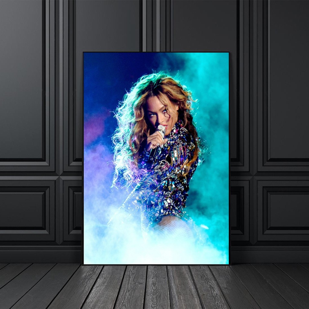 Beyonce Poster Music Singer Star Photo Photo Album Cover Poster Canvas Print Home Wall Painting Deco
