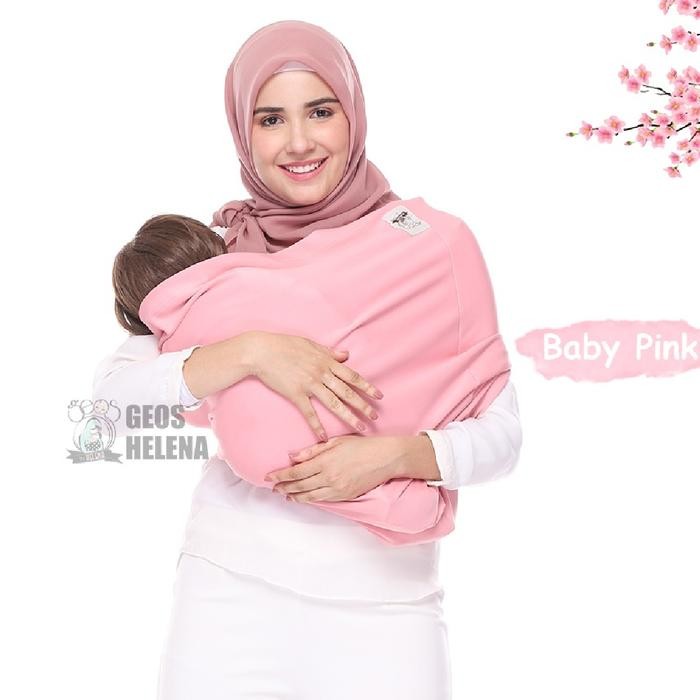 Snobby Baby - Geos Helena Best Seller Gendongan Kaos - Baby Pink