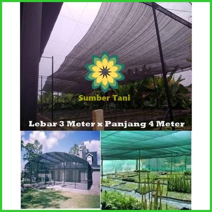 Jaring Paranet Lebar 3 Meter x Panjang 4 Meter 85%