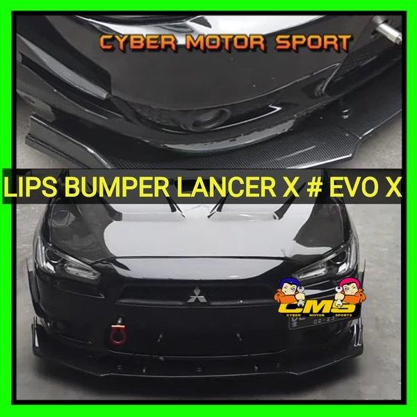 Jual Lips Bumper Lancer Evo X. Front Lips Lancer Ex. Winglet Evo 10. Evo