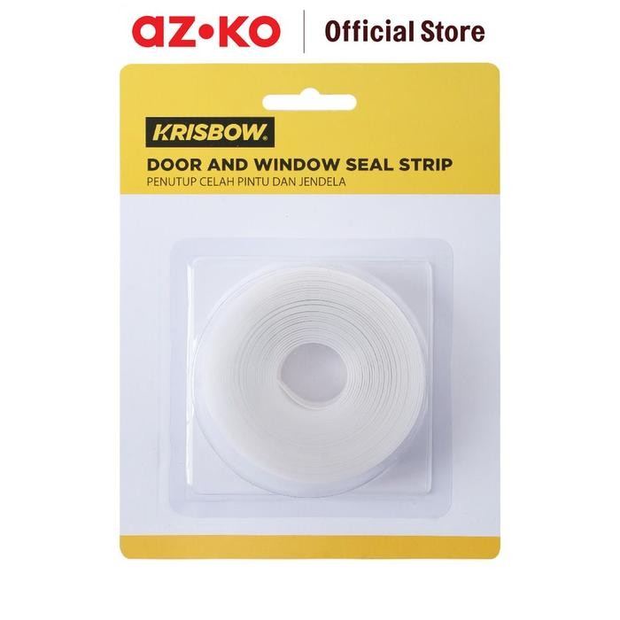 AZKO Krisbow Segel Pintu Silikon Bening Door And Window Seal Strip Sealing Strip Aksesoris Bangunan