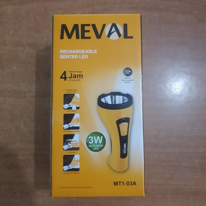 Lampu Senter Led Meval 3 Watt