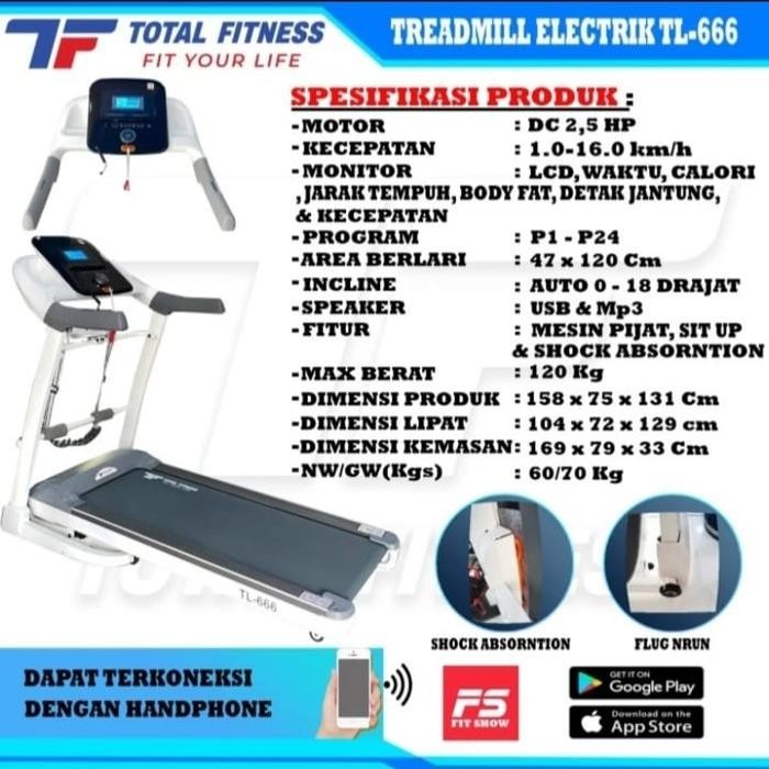 setia Treadmill TL 666