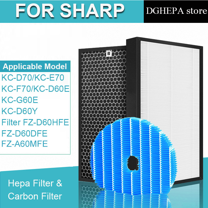 Replacement HEPA Filter FZ-C70HFE FZ-C70DFE FZ-A40HFE FZ-A40DFE for Sharp Air Purifiers KC-A40TA KC-