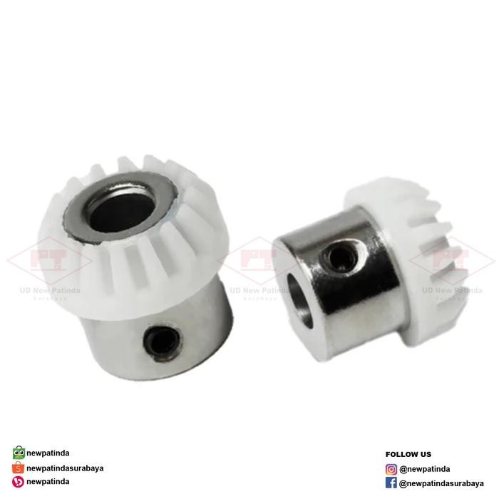 *****] 446620 Gear / Gigi Putih Mesin Jahit Singer 974 Semi Portable