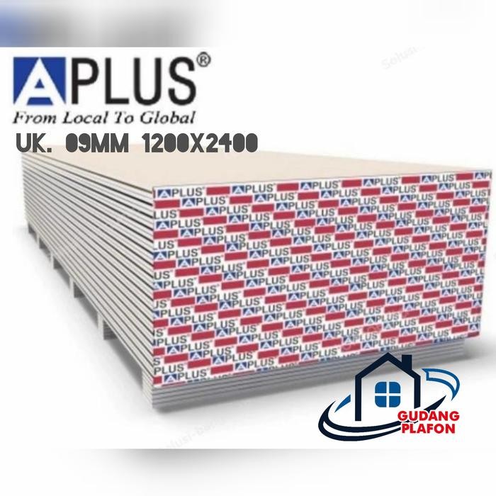 New GYPSUM APLUS 09mm 1200x2400 / PLAFON / GIPSUM / GYPSUM / APLUS
