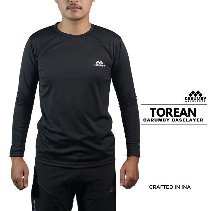 BAJU BASELAYER MANSET KAOS LENGAN PANJANG PENDEK OLAHRAGA OUTDOOR GUNUNG HIKING CARUMBYTOREAN