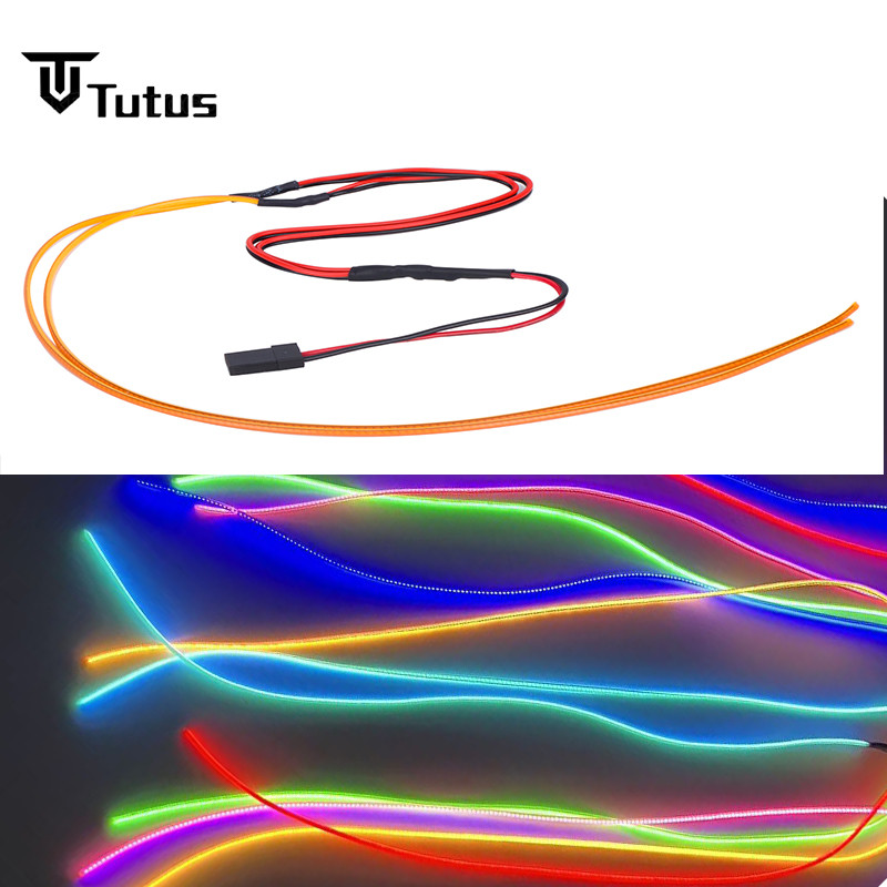 1/18 1/24 RC Cars SCX24 TRX4M Upgrade Parts DIY Accessories LED Strip Lights Night Spotlight