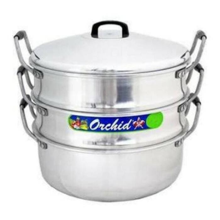 Terbaik Kalakat 30 Cm Orchid / Steamer / Panci Kukus / Kukusan Baso Tahu 100% Ori