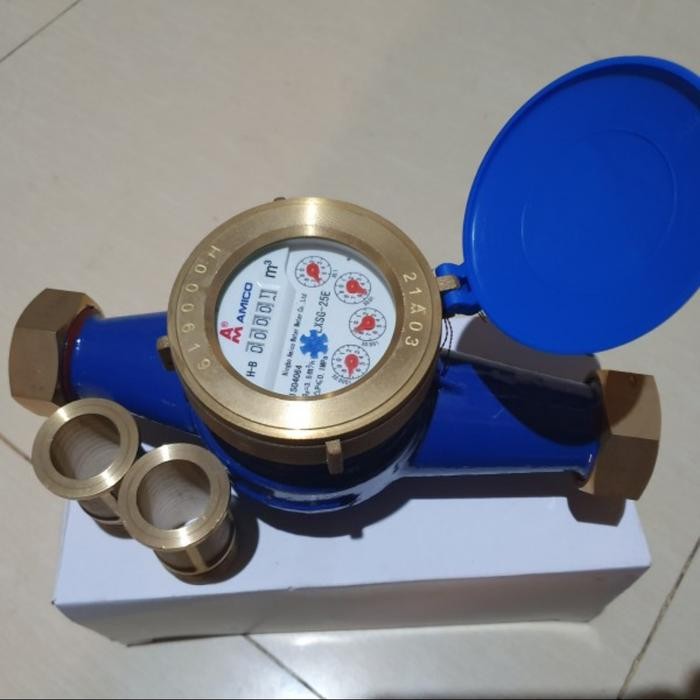 Langsung Order Flow meter air 1 inch Water meter 1 inch Flow meter cold water AMICO