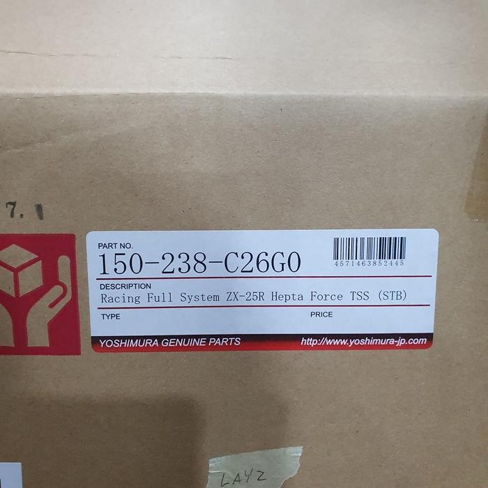 Knalpot Yoshimura Hepta Force Kawasaki ZX25R ZX 25R Full System STB