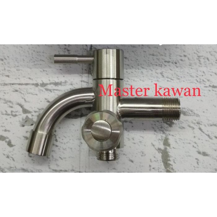 Paling Berkualitas Kran Air /Kran Cabang Stainless Sus 304 Bio /Kran Shower /Model Toto Terlariss 