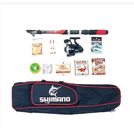 1 Set Alat Pancing 5Bb Komplit Joran Reel Tas Senar Kaiil Pelampung