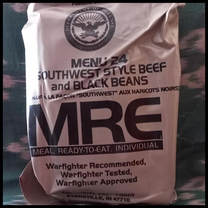 Terlaris Ransum Tentara (Meal Ready to Eat/ MRE) Amerika Serikat Best Seller