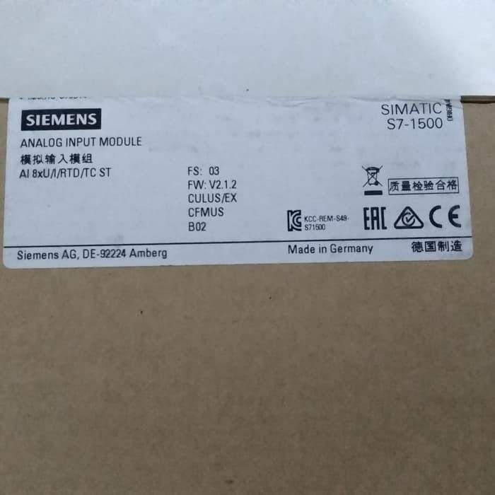 Terhemat Siemens Analog Input S7-1500 Plc 6Es7531-7Kf00-0Ab0 Terlariss 