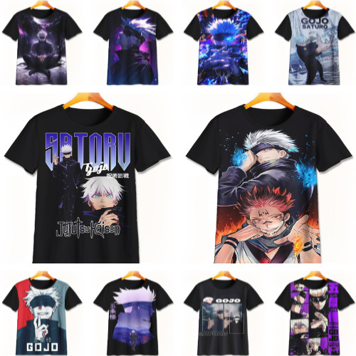 Kaos Gojo Satoru 3D Keren | Kaos Animasi Gojo Satoru | Baju Gojo Satoru Murah Untuk Anak Umur 1-12 T