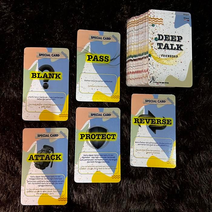 READY DEEP TALK - FRIENDSHIP Kartu Permainan Kado Ulang Tahun Board Game G00D QU4LITY