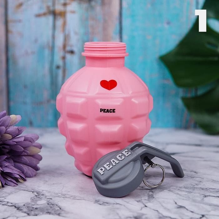 y8px- Botol Minum Air Granat Bahan Plastik Unik Premium Import Quality