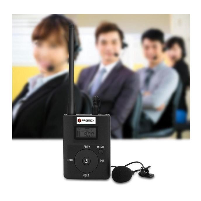 Microphone Mic FM TRANSMITTER LONG RANGE FOR AUDIO TOUR GUIDE SYSTEM
