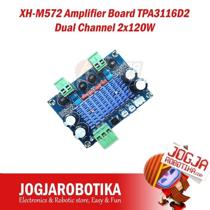 XH-M572 Amplifier Board TPA3116D2 Stereo 2x120W TPA3116 TPA 3116