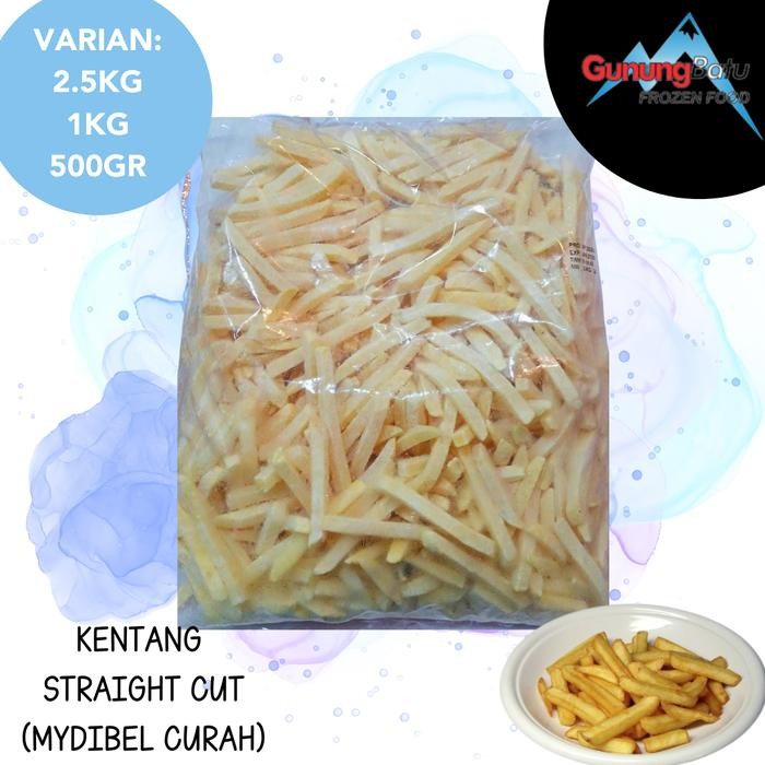 cepatDatangYa- Kentang Straight Cut (Mydibel Curah) Varians 2.5Kg/1Kg/500Gr