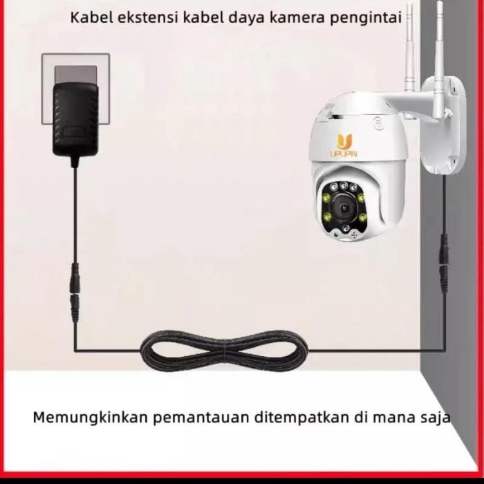 CAMNOW- Kabel Extension Dc Ektender Adapter Router Ip Camera Cctv Male Female