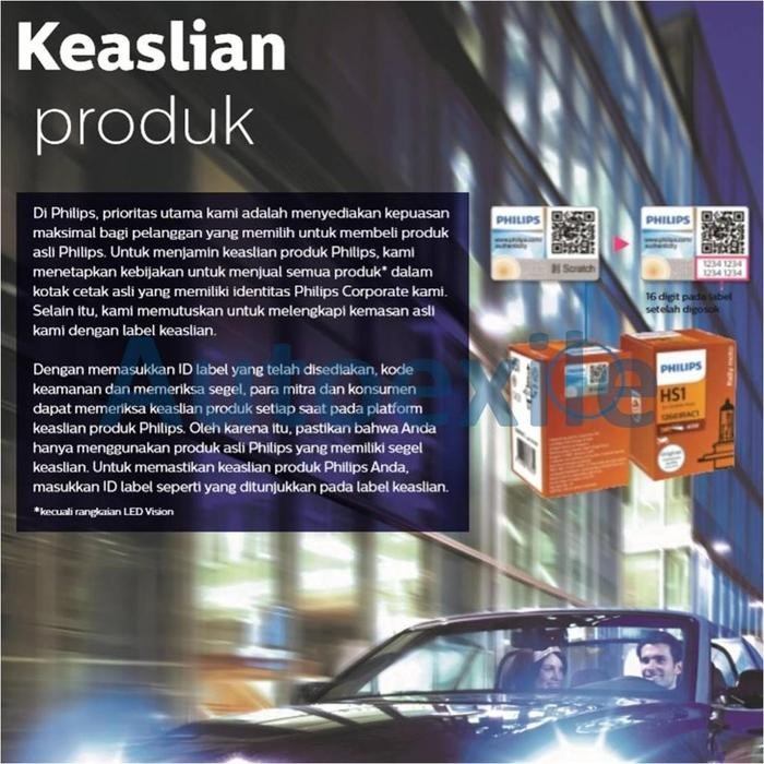 Philips Xtreme Vision Plus HID D3S Lampu Audi A3 A4 A5 A6 Jaguar XJ Range Rover Evoque Sport Tiguan