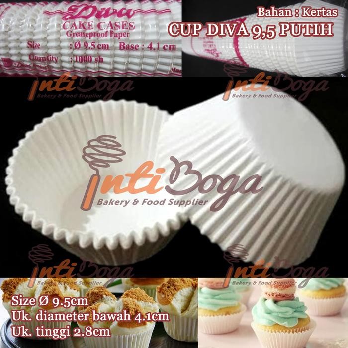 HariPromo- Cup Diva 9,5 Putih - 1 Slop / Roll