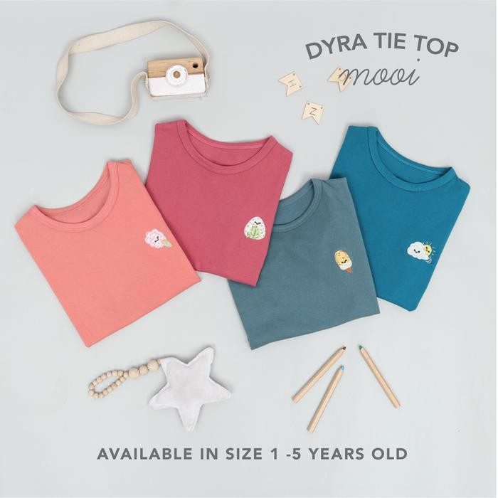 bull- Mooi Kaos Anak Perempuan Dyra Tie Top