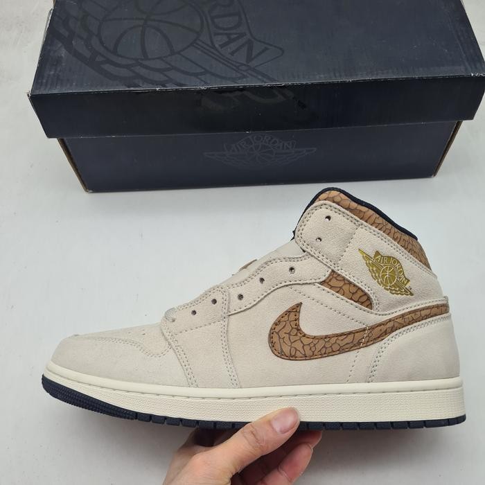 Jordan 1 Mid SE Brown Elephant [Hypeware]