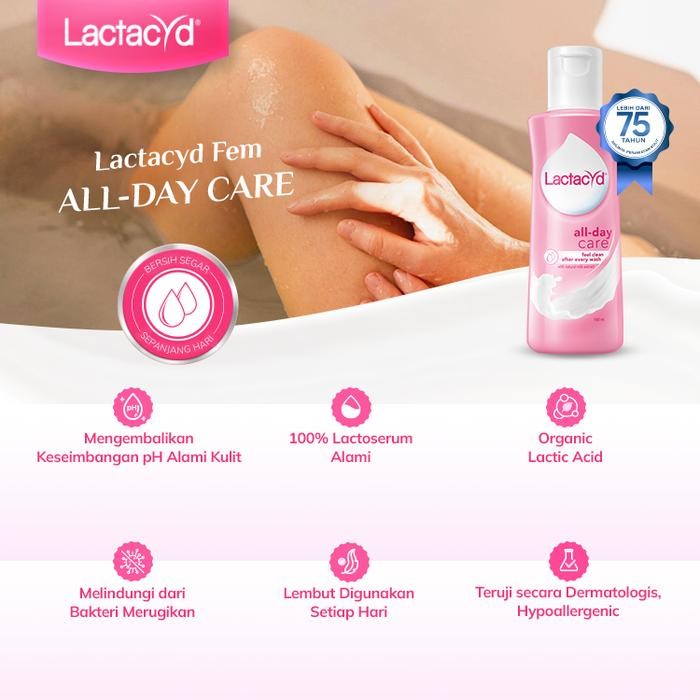 dgsc- [Mystery Box] Lactacyd All Day Care 250Ml + Odor Fresh 60Ml - Pembersih Kewanitaan