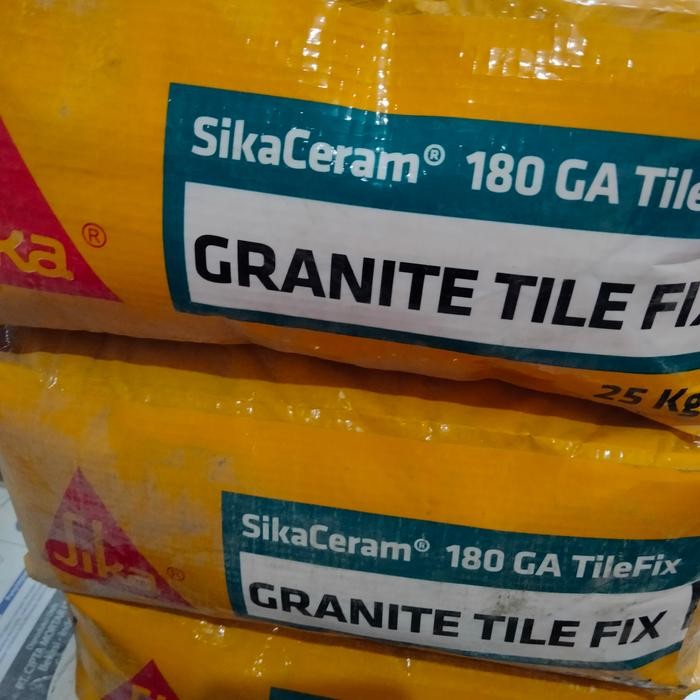 Lansungkirim- Sika Ceram 180 Ga Tilefix Perekat Granit & Batu Alam 25 Kg