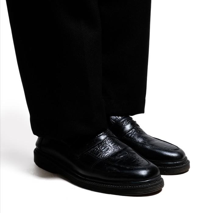 Jovem Loafers Croco Series - Black Berkualitas