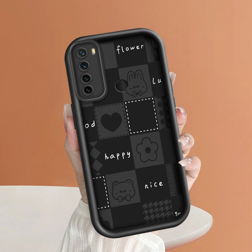 Casing Hp Untuk Xiaomi Redmi Note 8 Phone Kesing Softcase Hewan Catur Case DLJ C8 5429 Garis