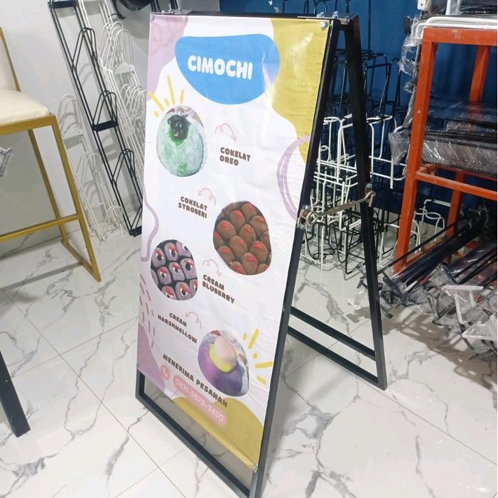 TERLARIS Rangka untuk banner / stng banner dari besi hollow READY STOCK