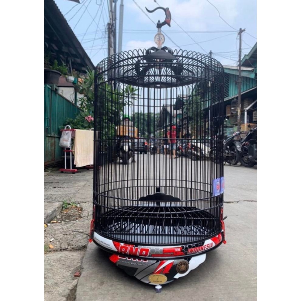 ASLI SANGKAR KANDANG MURAI BNR DECAL NEW 77 ASLI ( Putih & Hitam) READY STOCK