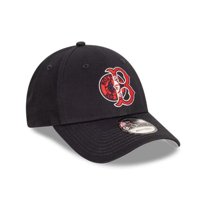 Topi New Era 9Forty Boston Red Sox Double Logo Navy Snapback