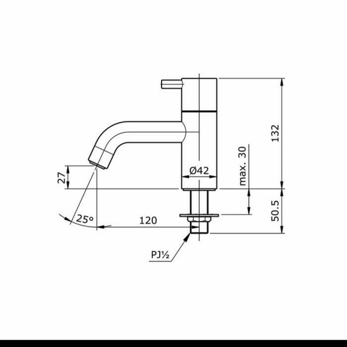 KERAN WASTAFEL TOTO TX122LES /KRAN WASHTAFEL TOTO TX 122 LES