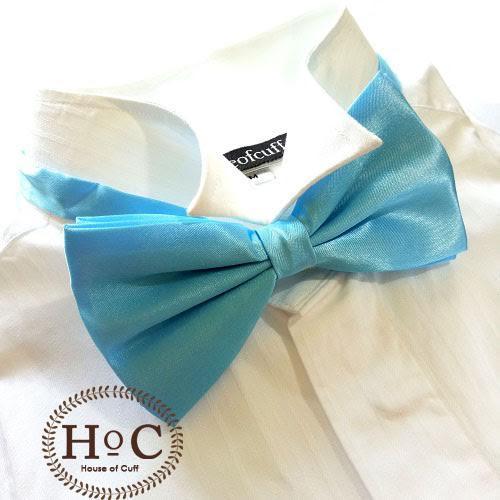 Bowtie Dasi Kupu Houseofcuff Dasi kupu kupu Satin Biru Langit
