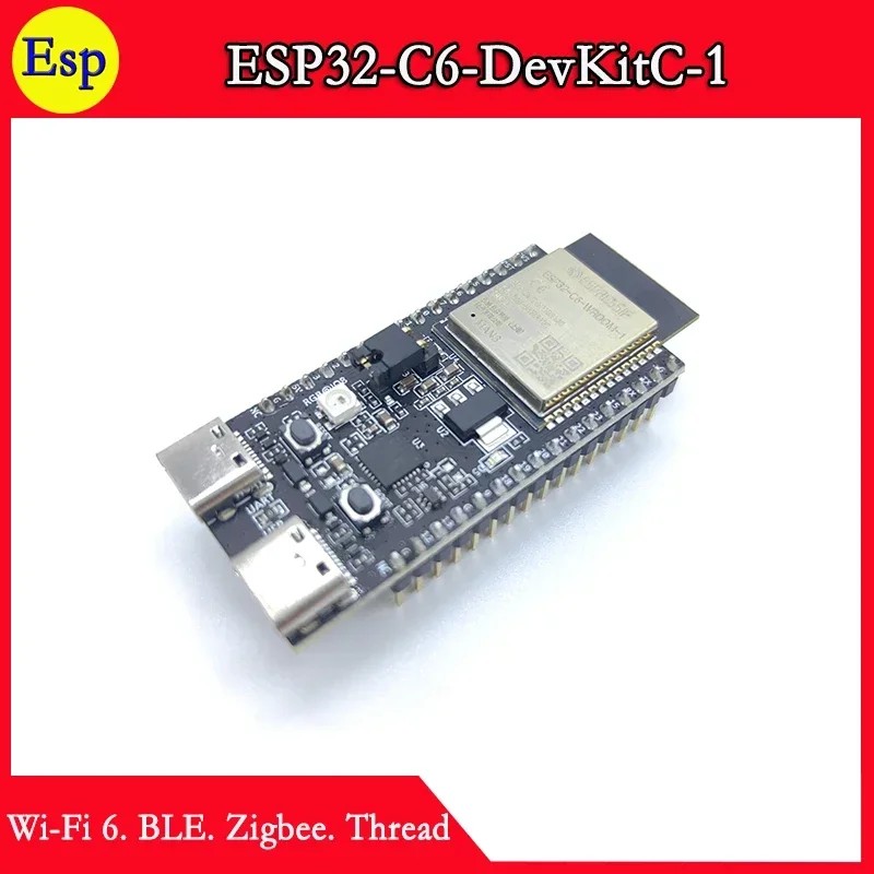 ESP32-C6-DevKitC-1 ESP32 C6 DevKitC 1 ESP32-C6 Espressif carry ESP32-C6-WROOM-1/N8 Wi-Fi 6 BLE