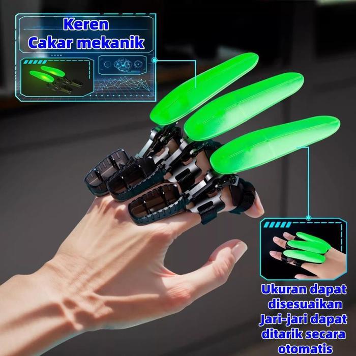 NEW CAKAR WOLVERINE 3D BERCAHAYA/CAKAR WOLVERINE DEKOMPRESI GRAVITASI/DAPAT DITARIK/MAINAN ANAK-ANAK