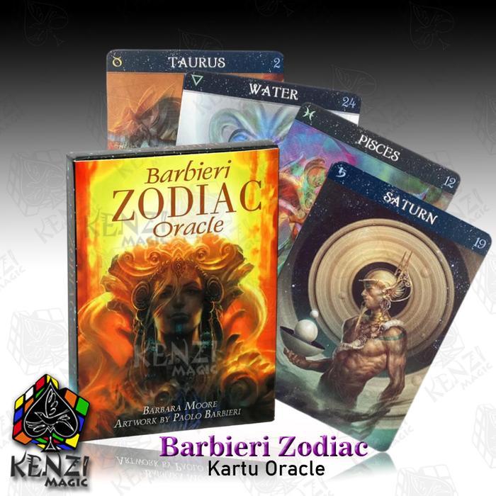 Kartu Oracle Barbieri Zodiac Oracle Tarot Deck