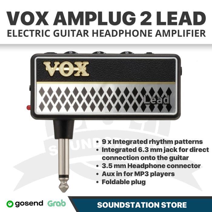 VOX AMPLUG 2 LEAD HEADPHONE GUITAR AMPLIFIER