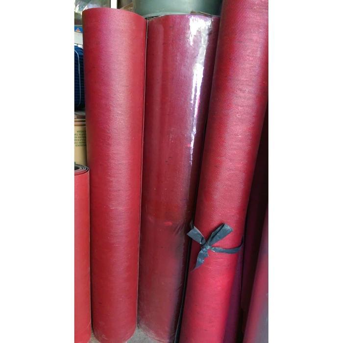 SALE  Karpet Talang Genteng Merah Hitam Meteran (Lebar 90 cm) / Karpet Talang Permeter ORIGINAL