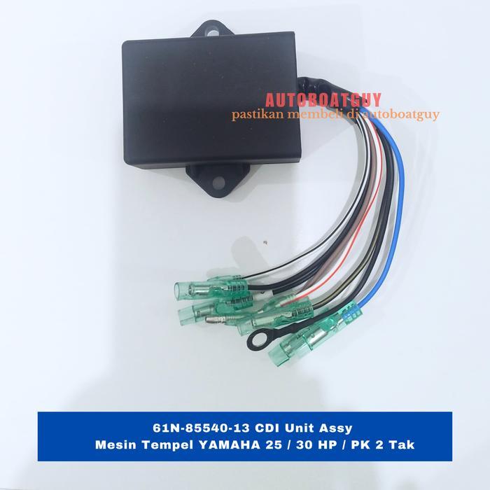 61N-85540-13 Cdi Unit Assy Mesin Tempel Yamaha 25 / 30 Hp / Pk 2 Tak