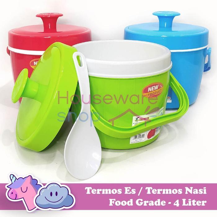 Termos Nasi Kecil Ukuran 4 6 8 10 14 Global Eagle / Termos Es Batu / Tempat Nasi / Rice Ice Bucket +