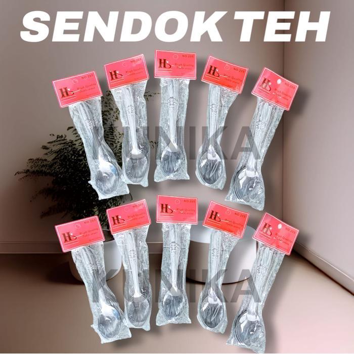 Sendok Teh Stainless 1 Lusin - Sendok Kecil Berkualitas Tinggi - Kitchenware Set Steel Buah